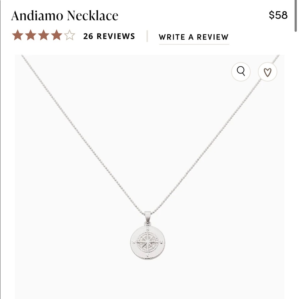 NWT Uncommon James Andiamo Necklace